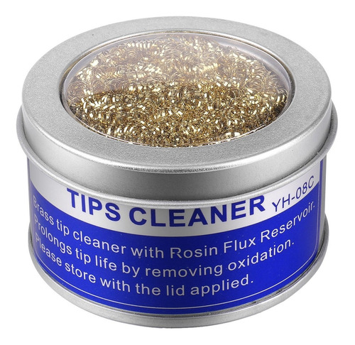  Soldering Iron Tip Cleaner, Soft Coiled Brass Wire Spo...