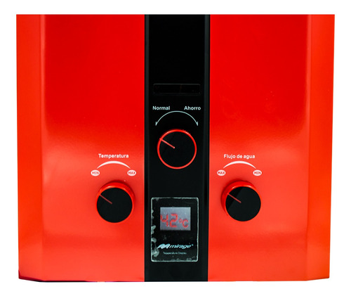Calentador Paso 10lt Rojo Gas Nat Incluye Kit De Instalación