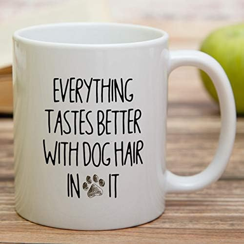 Taza Divertida Retreez, Todo Sabe Mejor Con Pelo De Perro, A