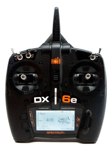 Transmisor De Radio Rc Spektrum Dx6e De 6 Canales Dsmx 2.4 G