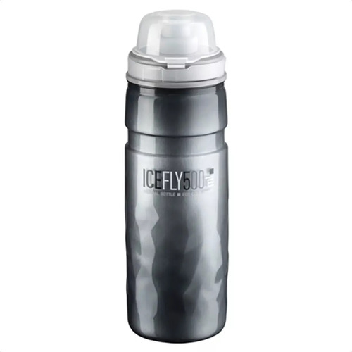 Caramañola Térmica Elite Fly Ice 500ml Ruta Mtb Smoke Gris