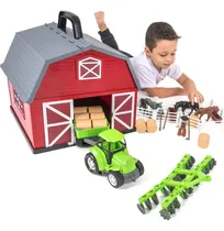 Comprar Playset para bonecas e bonecos Poliplac Fazenda de Brinquedo FAZENDINHA Brinquedo Fazendinha 8192