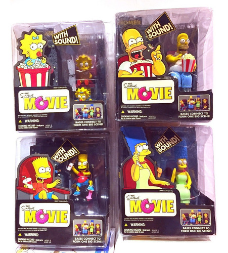 Los Simpsons The Movie Mcfarlane Figuras Con Sonido Nuevas