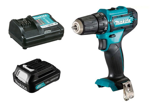 Kit Parafusadeira Furadeira Df333dz Makita E Bateria 12v Cor Azul 110V/220V