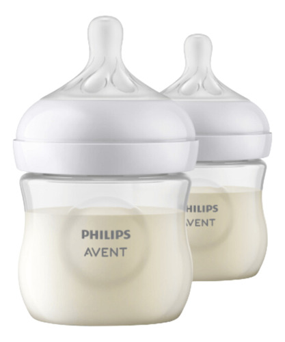 Kit 2 Mamadeira Petala De Bebe 125ml - Philips Avent Cor Transparente Sem desenho