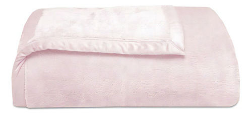 Cobertor Queen Naturalle 480g Soft Premium Liso 2,20x2,40m Cor Rose 480g