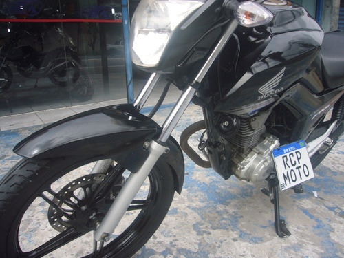 Imagem 4 de 10 de Honda Cg 160 Fan Esdi Flex Preta 2017 Troca Financia Cartão