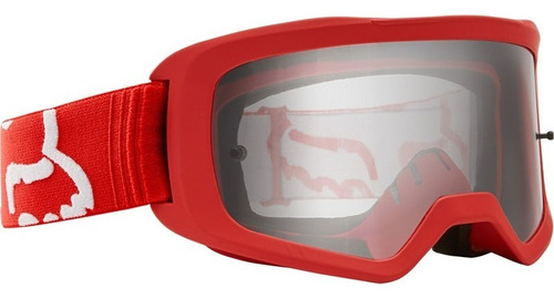¡Gafas Fox Main 2 Race Red Trail Cross 2020! Color de lente transparente