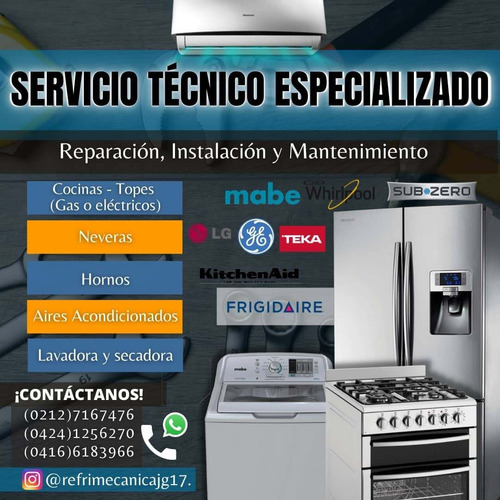 Imagen 1 de 5 de Servicio Técnico De Topes, Cocinas, Hornos Eléctricos Y Gas