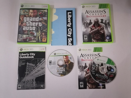 Combo Gta Iv 4 + Assassins Creed Brotherhood Xbox 360