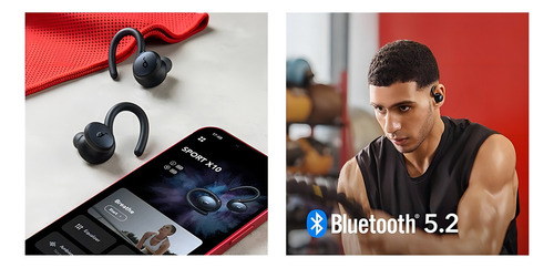 Fone De Ouvido Anker Soundcore Sport X10 Cor Preto Preto