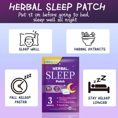 Sleep Parches, Paquete De 30 Parches Mejorados Para Dormir P