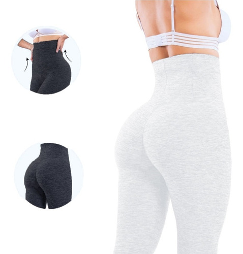 Leggins Deportivo Control Abdomen Pantalón Deporte Mujer