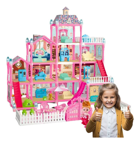 Castillo Princesa - Casa Muñecas, Juguete Didáctico