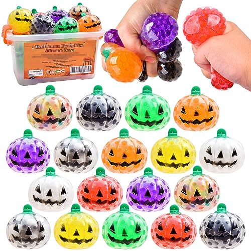 Pelotas Antiestrés De Calabaza De Halloween Granel Niã...