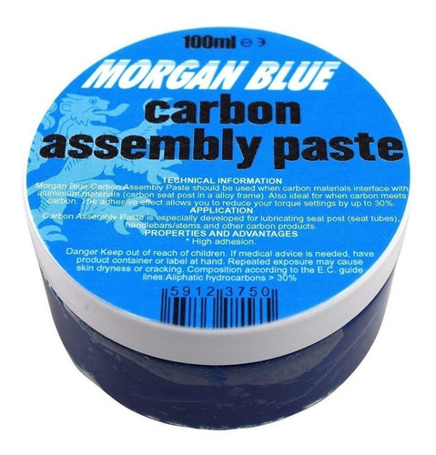 Graxa Morgan Blue Para Carbon Assembly Paste 100g Azul