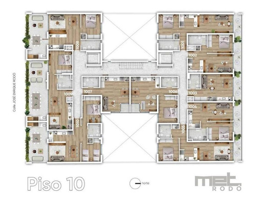 Imagen 13 de 14 de Apartamento -estrena 1 Dormitorio Con Gran Terraza En Rodó Prox Bv Artigas.