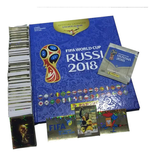 Álbum Figurinhas Copa Da Rússia 2018 Capa Dura Completo