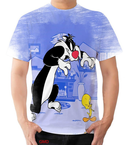 Camiseta Camisa Piu Piu Frajola Looney Tunes Warner Bros