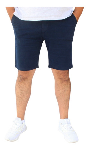 Bermuda Short Skinny De Gabardina Strech John Silver