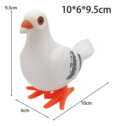 Pigeon Wind Up Toy Goody Bag Fillers Saltando Para Niños