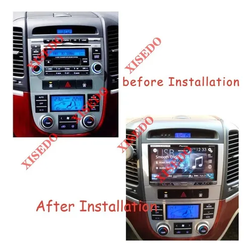Qp Estéreo Para Hyundai Santa Fe Android Bluetooth Carplay