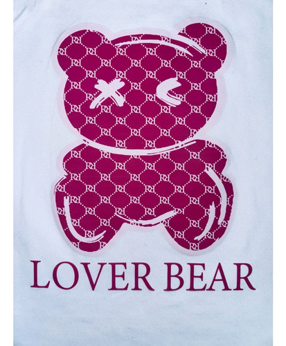 Playera Blusa Con Impresion De Oso Lover Bear Para Mujer