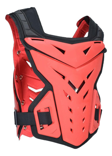 Chaleco Antibalas For Motocross Con Protector Rojo