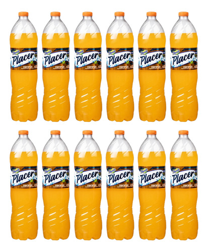 Agua Saborizada Placer Naranja 1.5 Lts Pack X6 Unidades