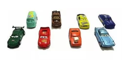 kit 8 carrinhos fricção filme carros 3 relampago mcqueen : :  Brinquedos e Jogos