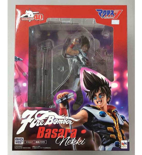 Megahouse Macross 7 Fire Bomber Basara Nekki Pvc Statue