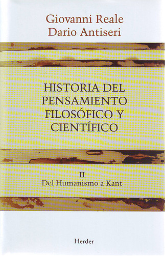 Ha,pensamiento Filosof,cientifico Ii - Reale,giovanni