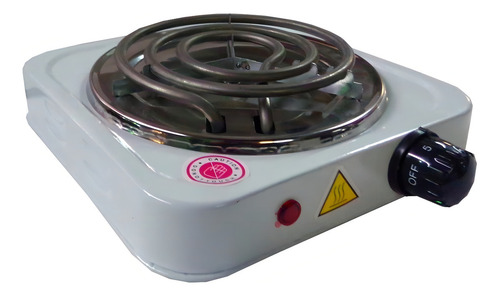 Cocina Cocinilla Eléctrica De Un Espiral De 1000w Excelente! Color Blanco