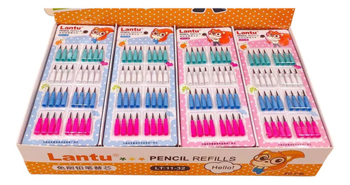 Grafites Para Lapiseiras Kawaii Troca A Ponta Graduação De Hb Espessura De 4mm 32