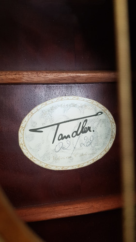 Violão Elétrico Tandler Luthier Maciço Com Pré Fishman Case (Usado)