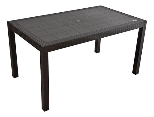Mesa Ratán Rectangular 150x87x77