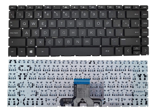 Teclado Para Hp 14-dh 14t-cm 14z-cm 14-cd0001la 14m-cd0001dx Negro Español
