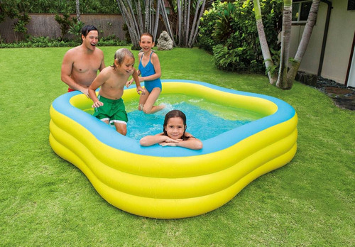 57495 Piscina Inflable Intex 229cmx229cmx56cm Casa O Finca.