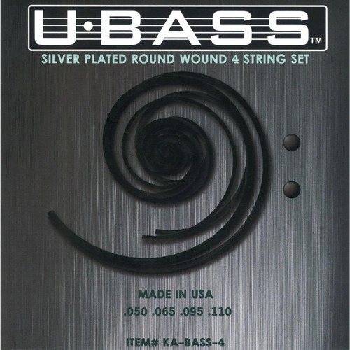 Cuerdas De U-bass De Metal Herida Redonda (kabass4)