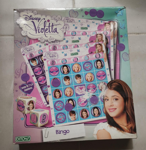 Juego Bingo Violeta Con Caja Usado
