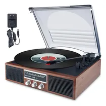 Comprar Tocadiscos Bluetooth Luxsway Con Radio Fm Y Altavoces