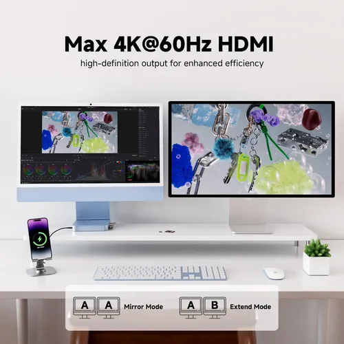 Minisopuru Iexpandmate Ds802pro Concentrador Usb-c Con Hdm