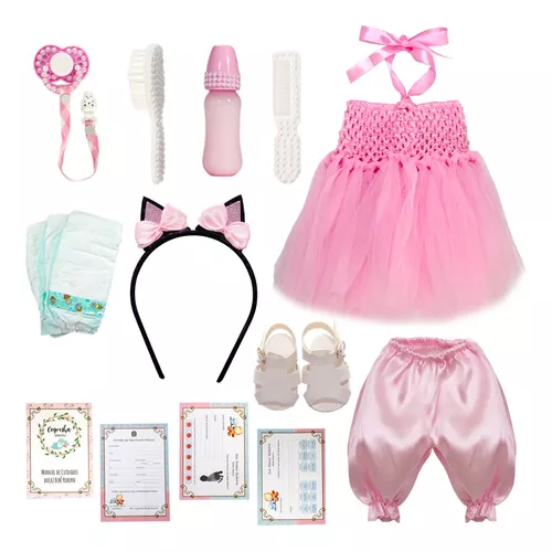 Bebe Reborn Menina Bailarina Boneca Realista Silicone Luxo - USA Magazine