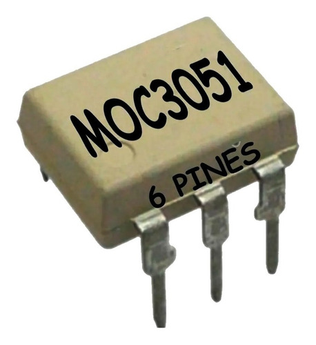 Moc3051 Optoacoplador Con Triac 600v 6dip 