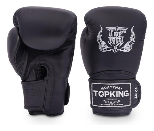 Guantes De Boxeo Top King 10 Oz Negro