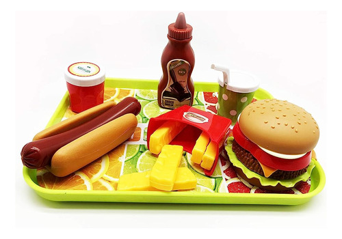 Giftexpress® Hamburguesa Y Hot Dog Comida Rápida Juego De Co