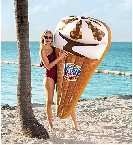 Mvmt Flotador Inflable Para Piscina Con Paletas, Crema, Arco