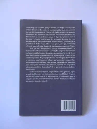 El Chile Perplejo Firmado A. Jocelyn-holt (Usado)