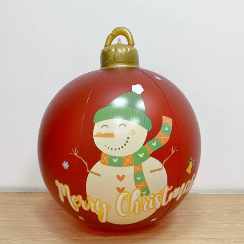 Decoração De Bola De Natal Inflável Gigante De Pvc