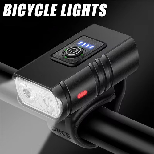 Luz Impermeable Para Bicicleta T6 Con Carga Usb De Haz Alto